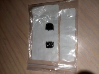 Pendientes de imán negros