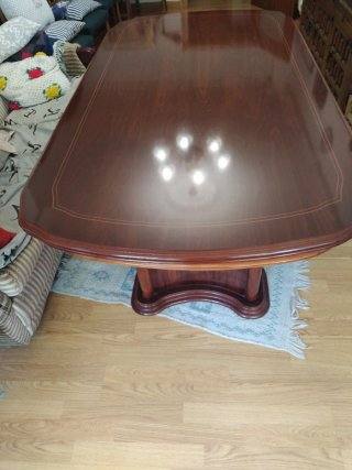 6 Sillas de Comedor Madera Tapizadas,regalo mesa
