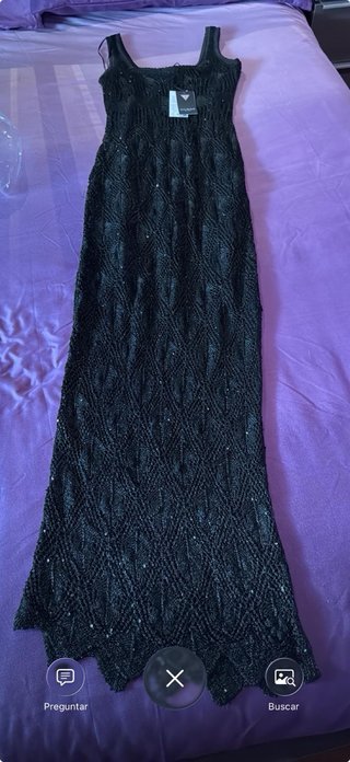 Vestido largo Guess gris. Precio a convenir