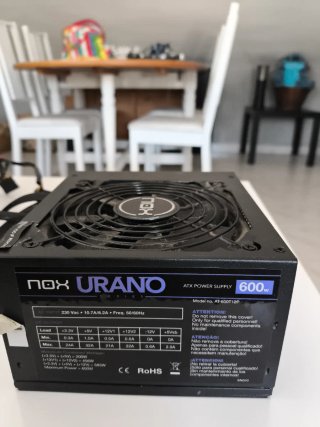 Fuente Alimentación PC Nox Urano 600W