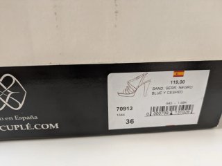 Sandalias de piel tacón alto