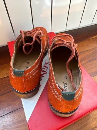 Kickers Zeland Cuero Marrón/Naranja