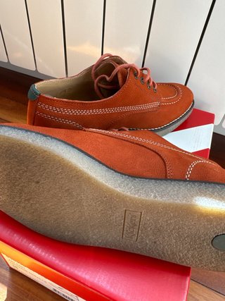 Kickers Zeland Cuero Marrón/Naranja
