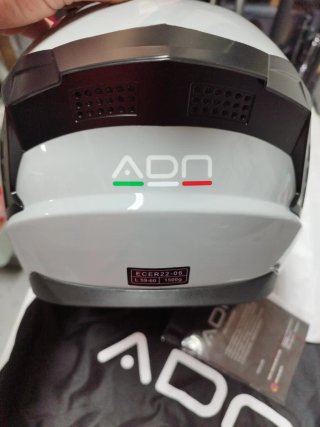 Casco ADN Veloce Talla L Gris