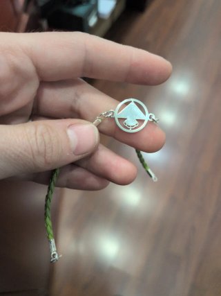 Pulsera Real Betis Cuero Trenzado Plata Adulto