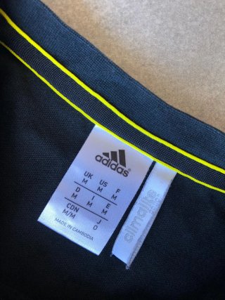 Remera Adidas Algodón Azul Logo
