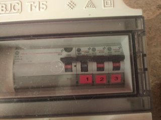 Cuadro exterior 32A + Tester + Cables 5pin+conecto