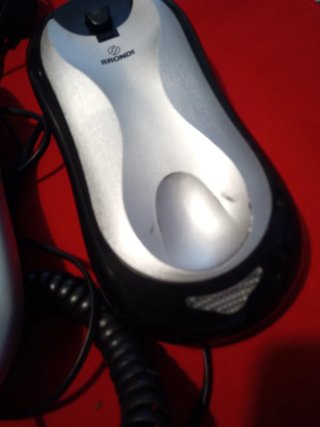 Telefono fisso vintage Brondi nero/argento