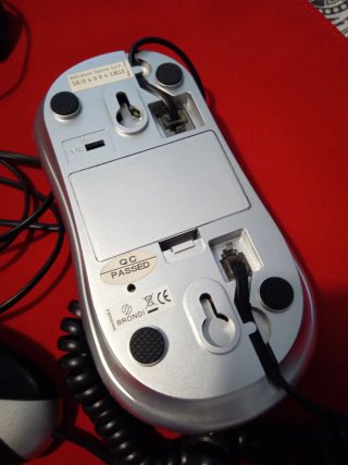 Telefono fisso vintage Brondi nero/argento