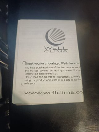 Mando Aire Acondicionado Universal Well Clima