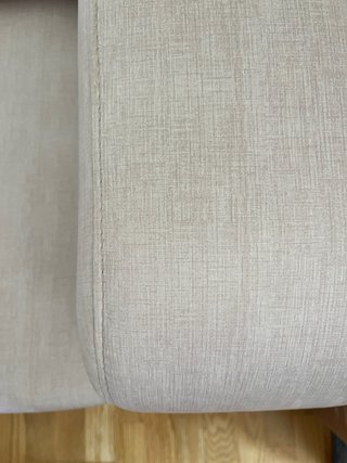 Sofá Chaiselongue Crema
