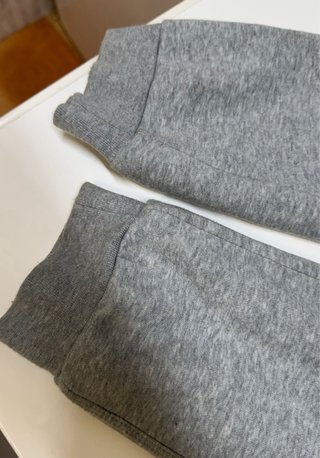 Pantalón de algodón Nike gris