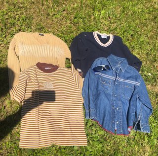 Set 5 capi bimbo Diesel + occhiali