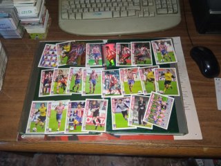 Cromos de fútbol Atlético Madrid de 94/95 a 15/16
