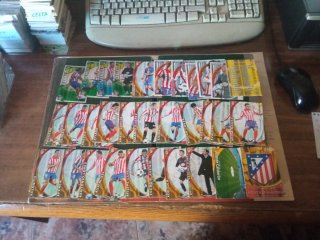 Cromos de fútbol Atlético Madrid de 94/95 a 15/16