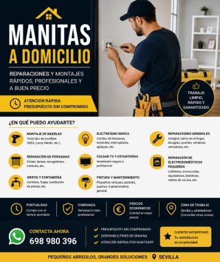MANITAS Y REPARACIONES A DOMICILIO