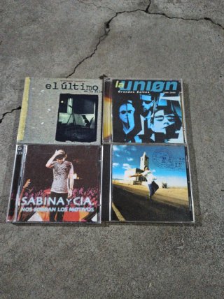 Lote 4 CDs: El Último de la Fila, La Unión, Sabina
