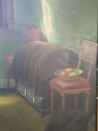 Pintura al óleo Habitación R Gomis