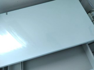 Tocador moderno cristal blanco