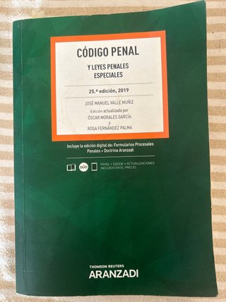 Código penal y leyes penales especiales