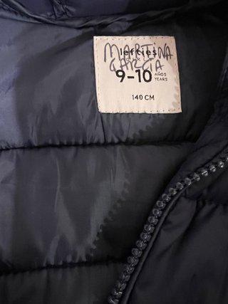 Abrigo Vilagallo Negro Talla 10