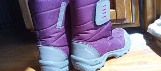 Botas de nieve para niña moradas