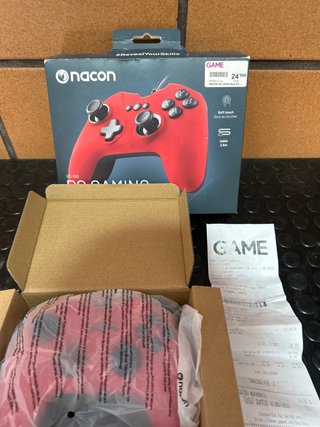 Mando Gaming PC Rojo