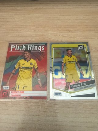 Lote 2 Cartas Yeremy Pino Villarreal CF