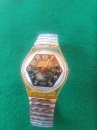 Swatch Orologi Argento Giallo