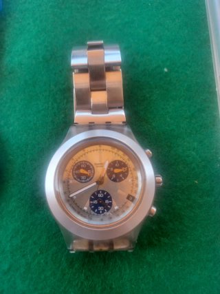 Swatch Orologi Argento Giallo
