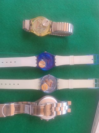 Swatch Orologi Argento Giallo