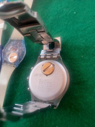 Swatch Orologi Argento Giallo
