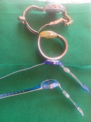Swatch Orologi Argento Giallo