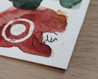 Arte Abstracto: Acuarela/Acrílico. Original, única
