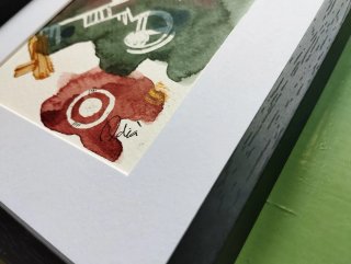 Arte Abstracto: Acuarela/Acrílico. Original, única