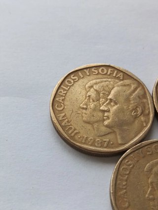 3 Monedas 500 Pesetas Carlos y Sofía