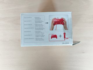 Mando Wii Clásico Pro Rojo con caja y manual