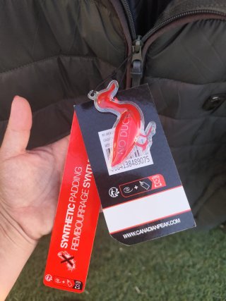 Plumífero Canadian Peak Verde Talla XXL