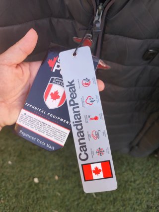 Plumífero Canadian Peak Verde Talla XXL