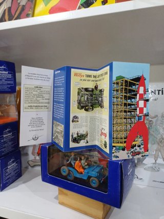 Coche Tintín Jeep 1/43 Objetivo La Luna