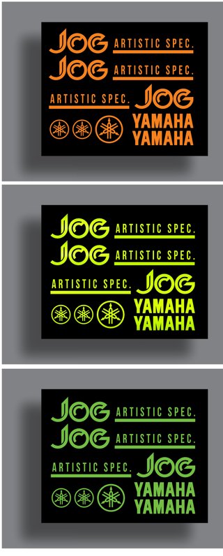 Para moto YAMAHA JOG kit de pegatinas adhesivo