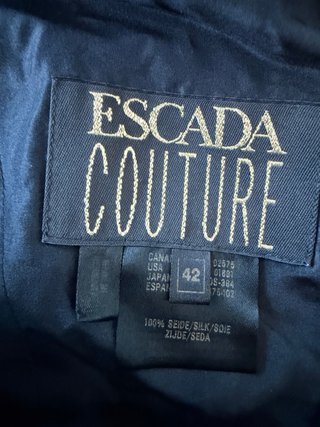 Abito lungo Escada nero