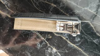 Correas Omega Piel Negro 20mm