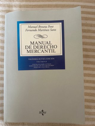 Manual de derecho mercantil