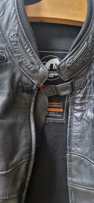 Chaqueta Piel moto Furygan Talla M Negra