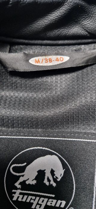 Chaqueta Piel moto Furygan Talla M Negra