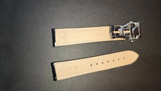 Correas Omega Piel Negro 20mm