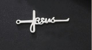 Colgante Cruz JESUS con Cadena