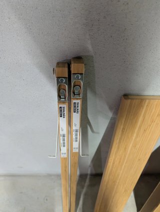 Tavolo da studio in bambù Ikea