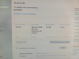 HP ProBook portátil con pantalla externa